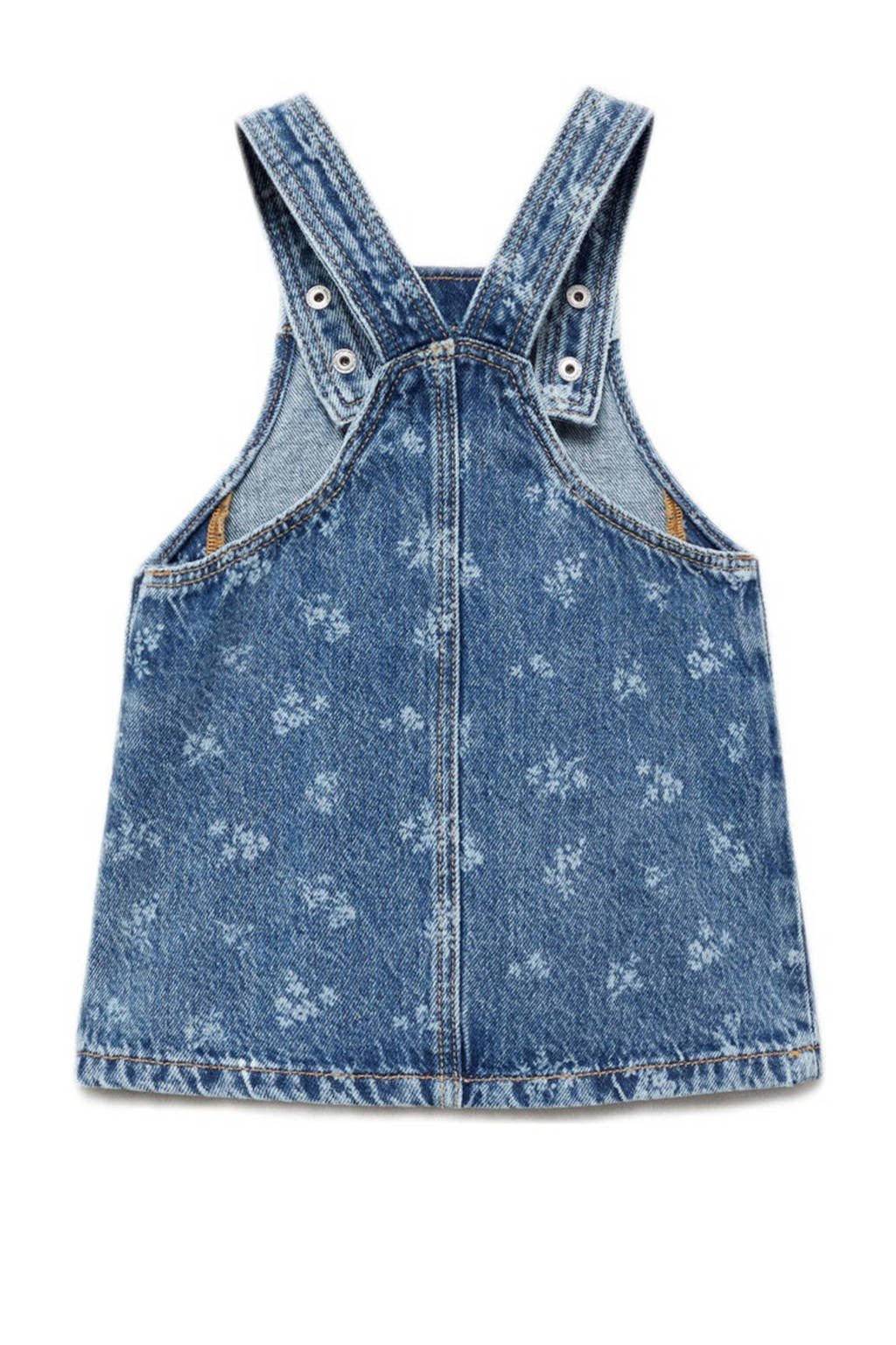 Mango Kids spijkerjurk medium blue denim