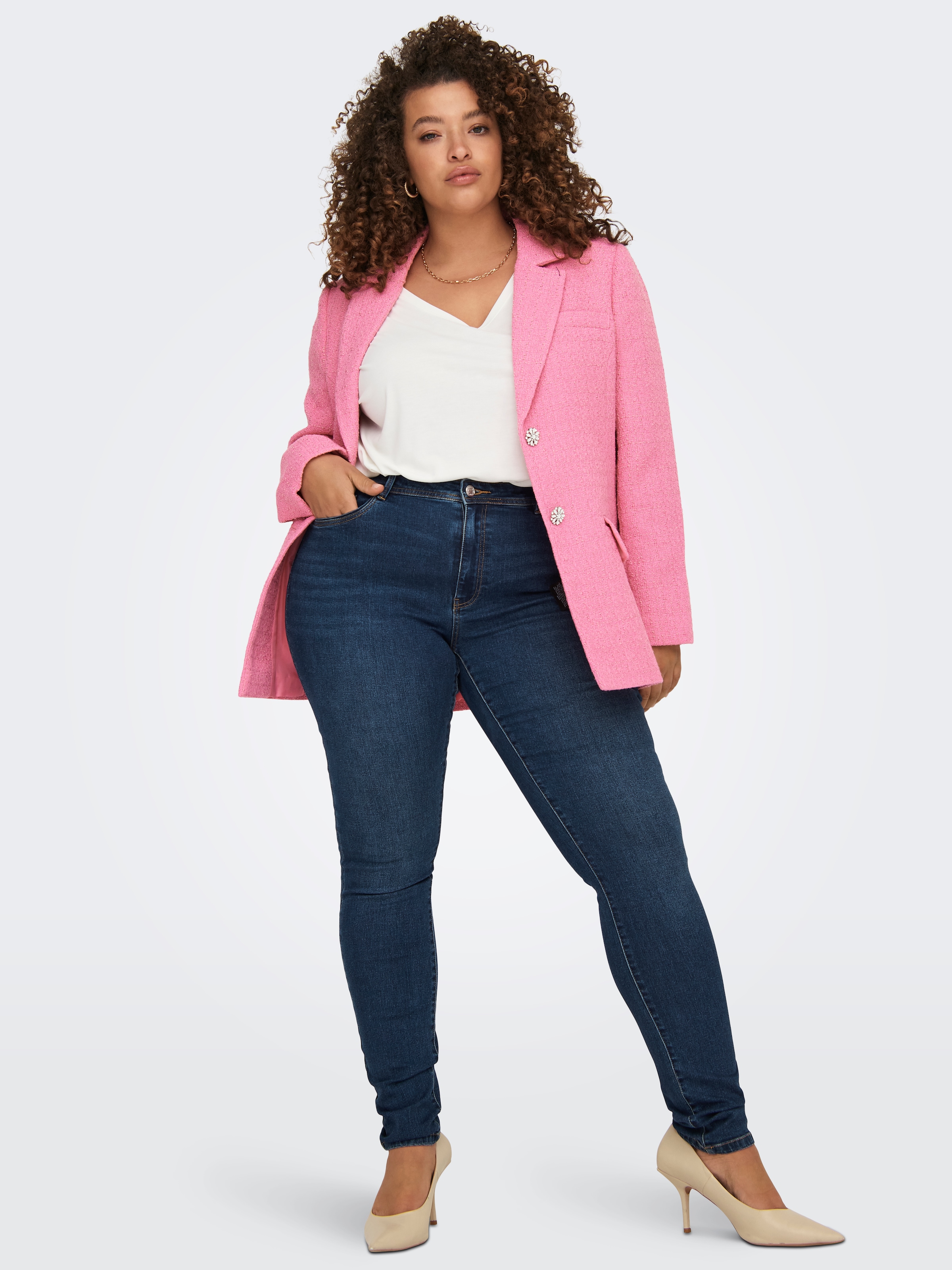 ONLY CARMAKOMA Skinny-fit-Jeans »CARSALLY MID SKINNY DNM BJ581«