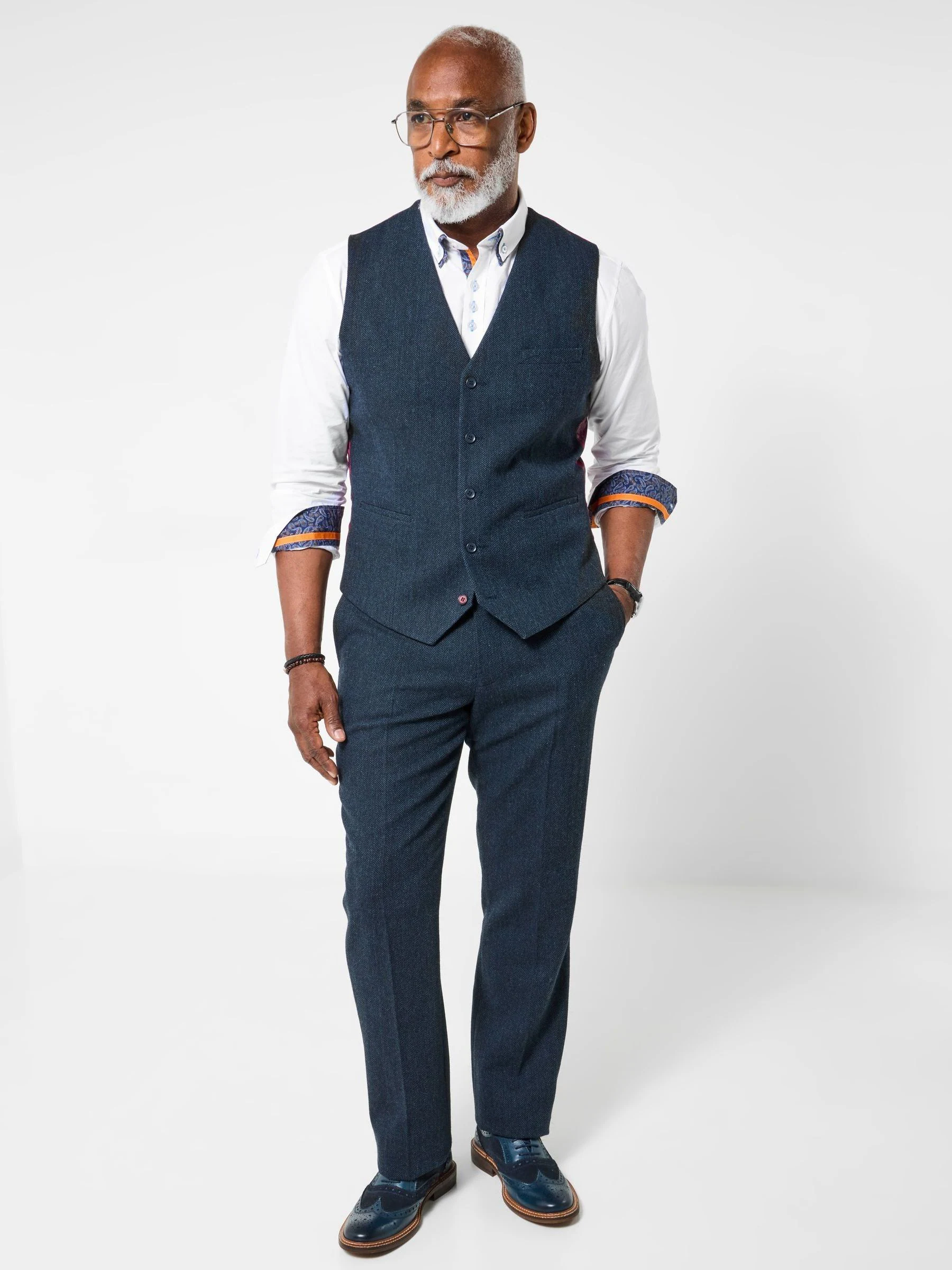 Joe Browns Handsome Herringbone Trousers