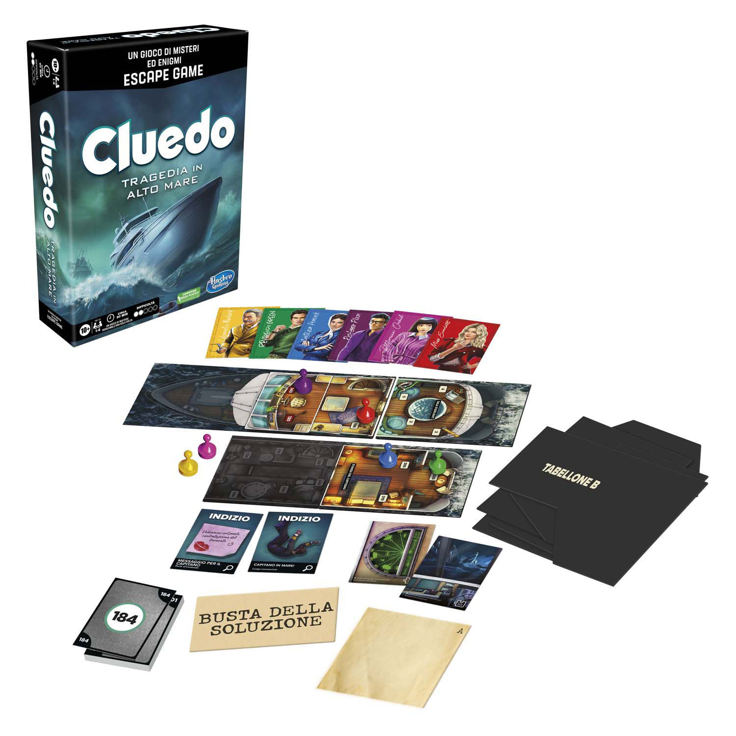 Cluedo Escape Sabotage Op Zee Bordspel