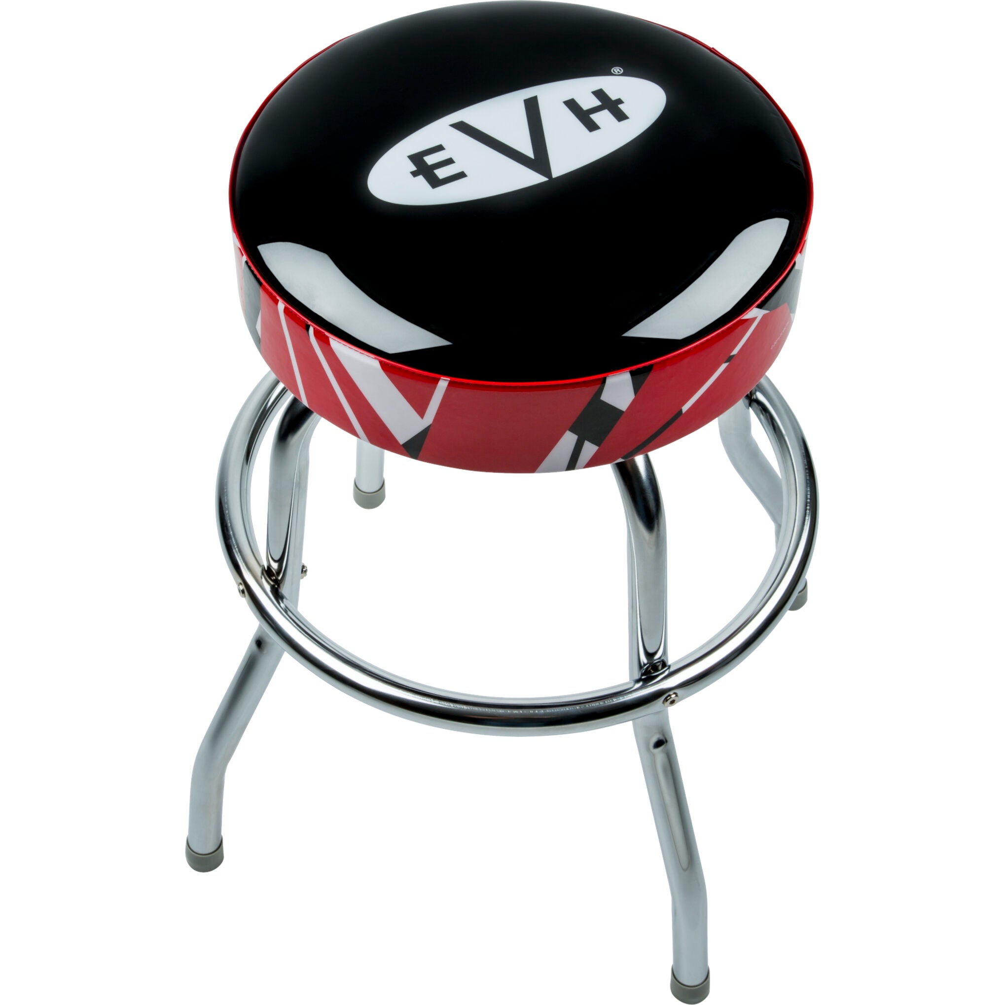 EVH Logo Barstool with Striped Trim 24