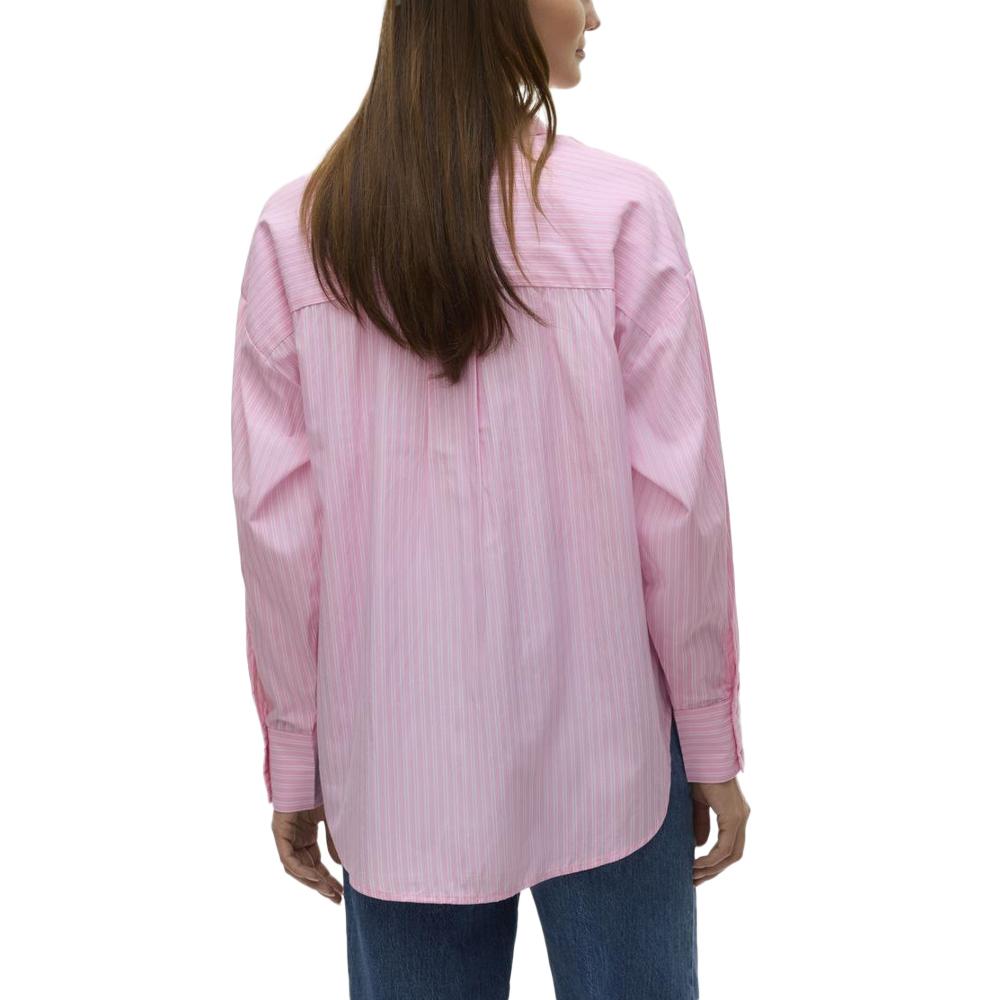 Vero Moda Chemise à Rayure Rose Femme Vero Moda Fanni