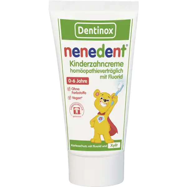 Kinderzahncreme homöopathievertr. mit Fluorid