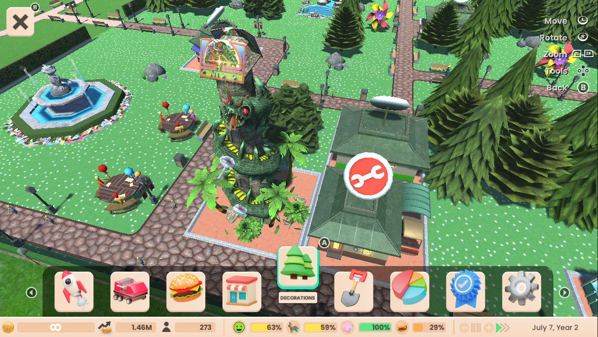 RollerCoaster Tycoon (Adventures Deluxe)- Nintendo Switch
