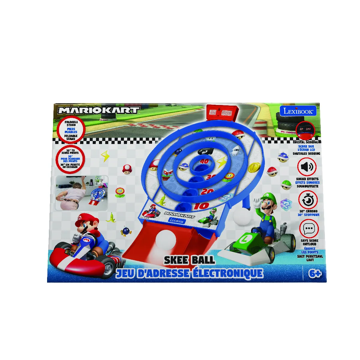 LEXIBOOK Target Shoot Mario Kart