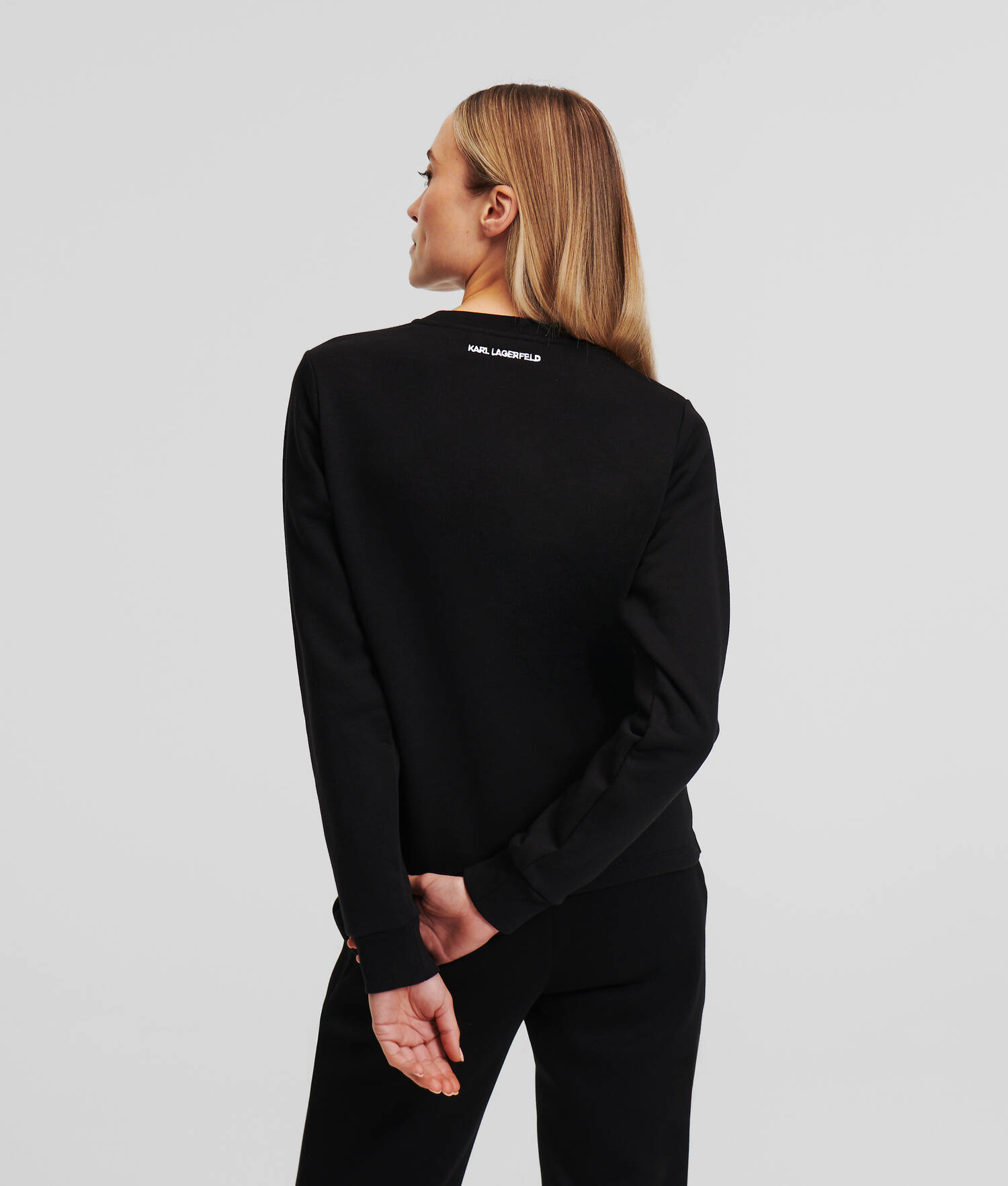 SWEAT-SHIRT À OURLET KARL SIGNATURE