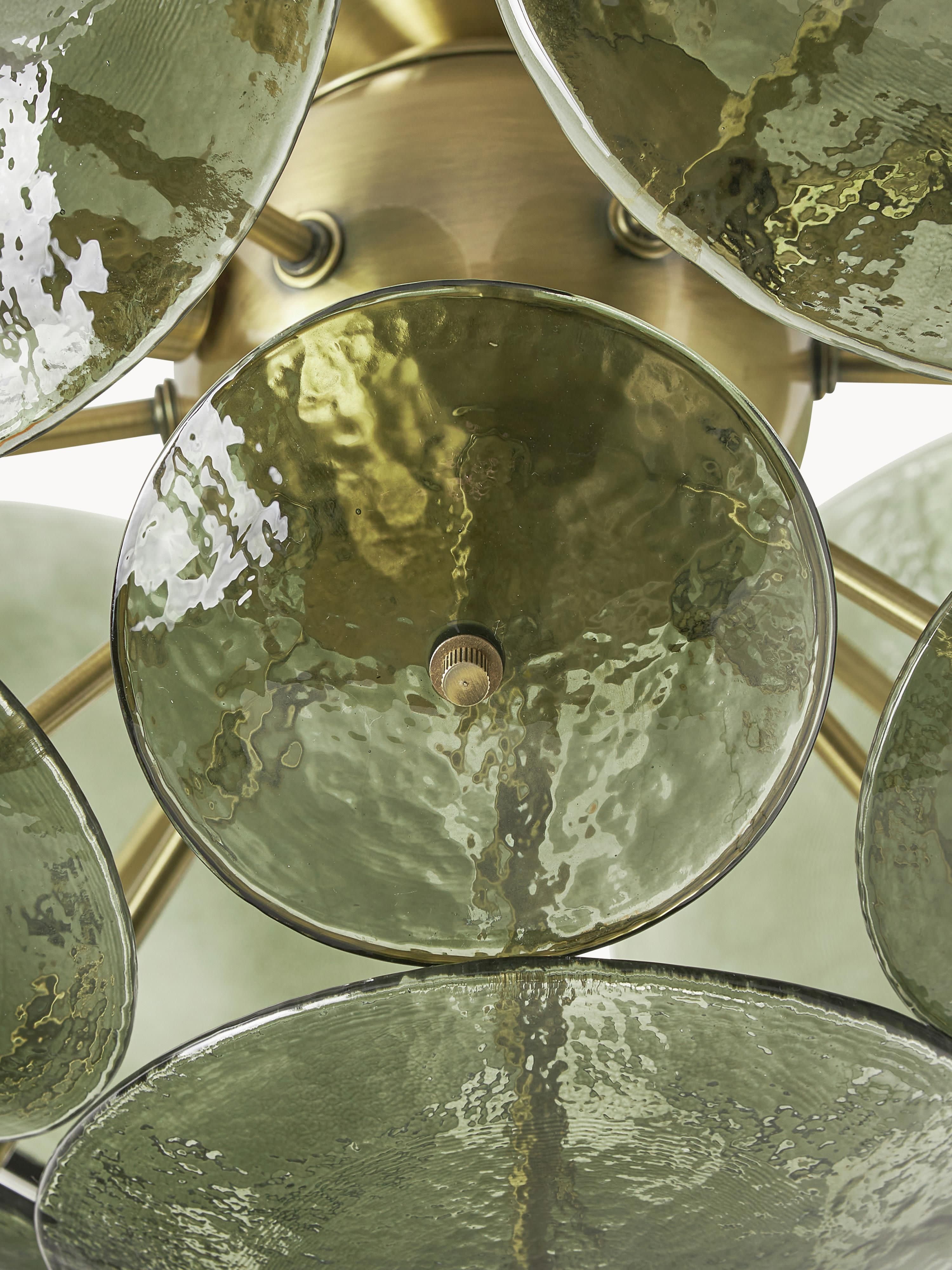 Plafondlamp Mireille van glas