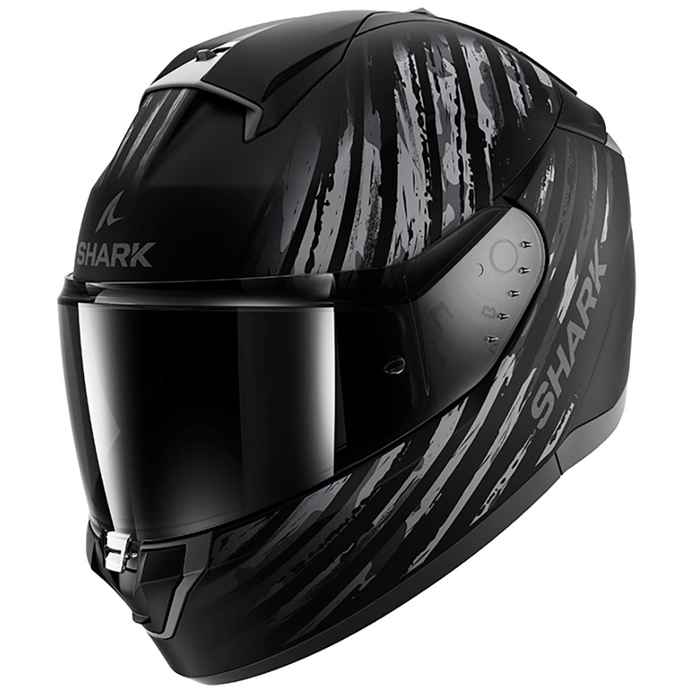 Shark - Casque Ridill 2 Assya Noir Brillant / Argent