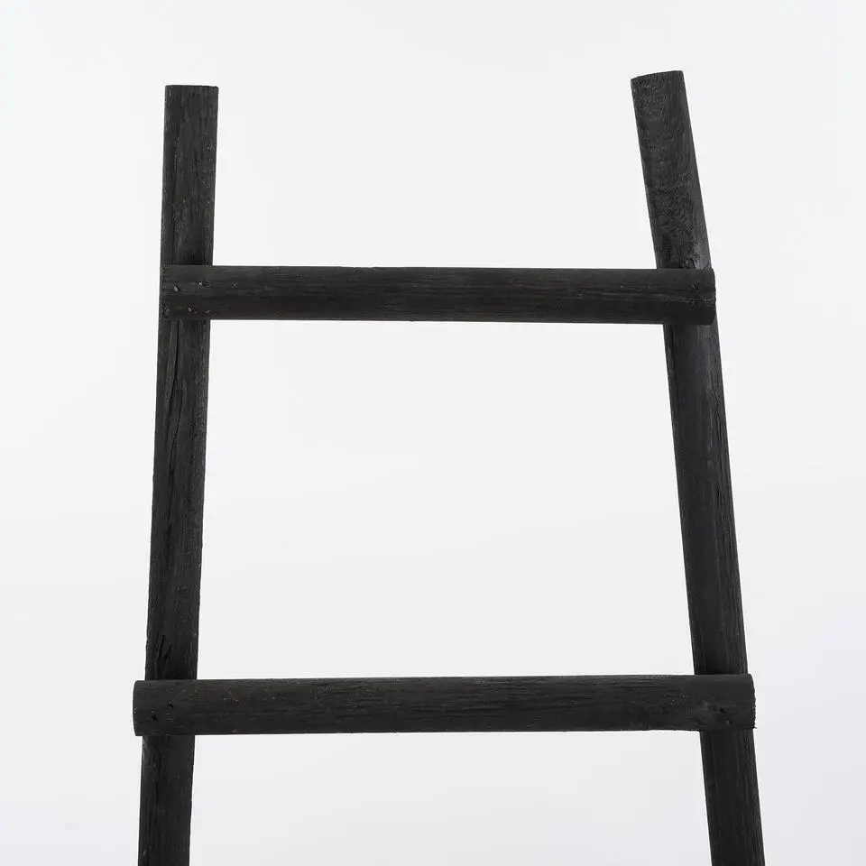 House of Seasons Ladderrek - L29 x B49 x H119 cm - Zwart