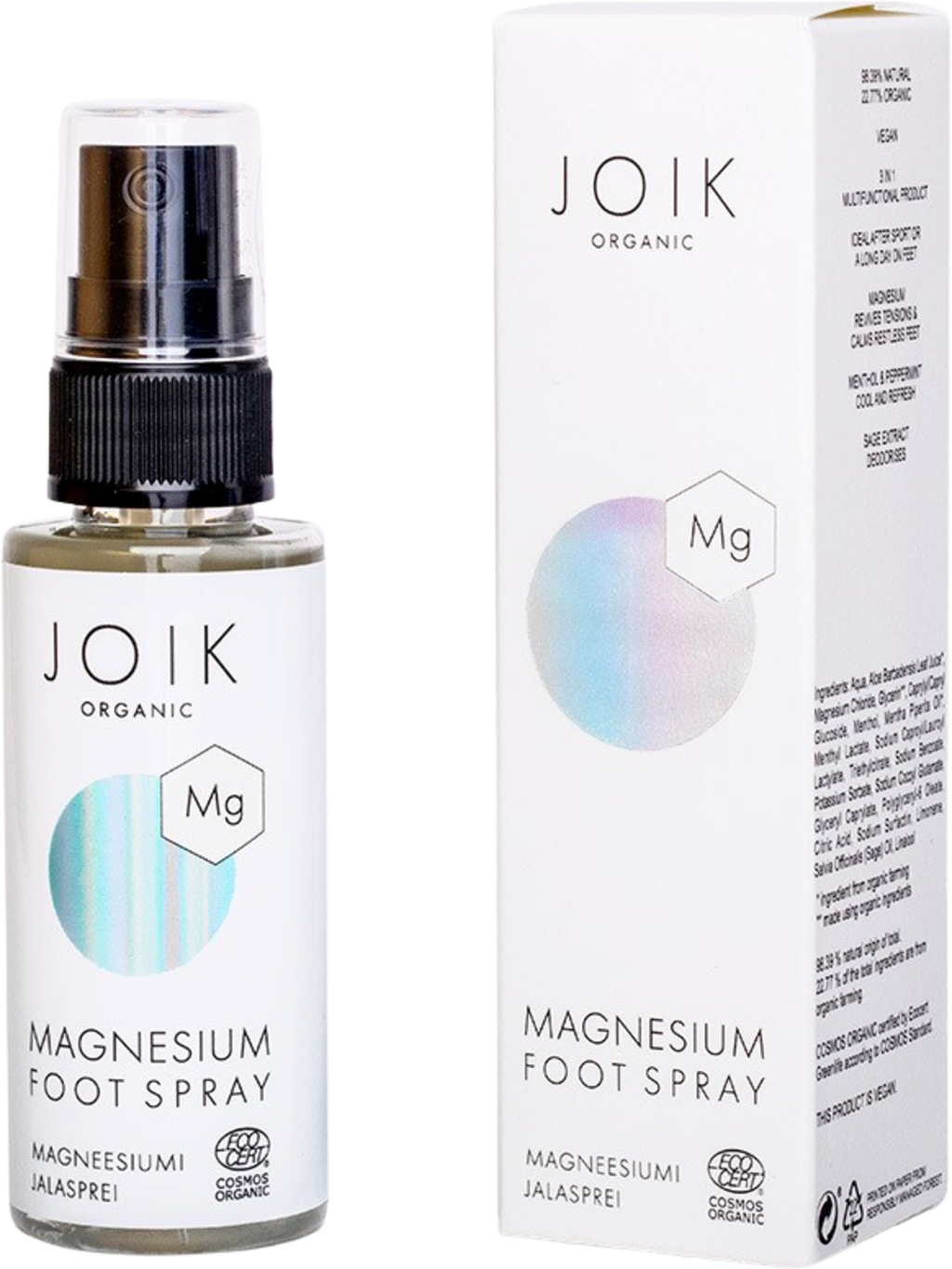 JOIK Organic  Magnesium Foot Spray, 50 ml
