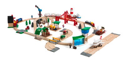 BRIO World 33766 World Deluxe Togbanesett