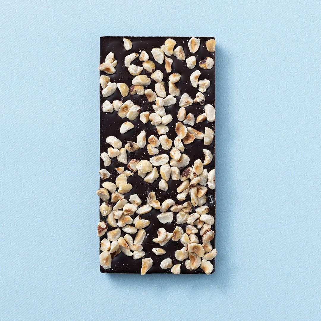 Chocoladereep puur 80% hazelnoot
