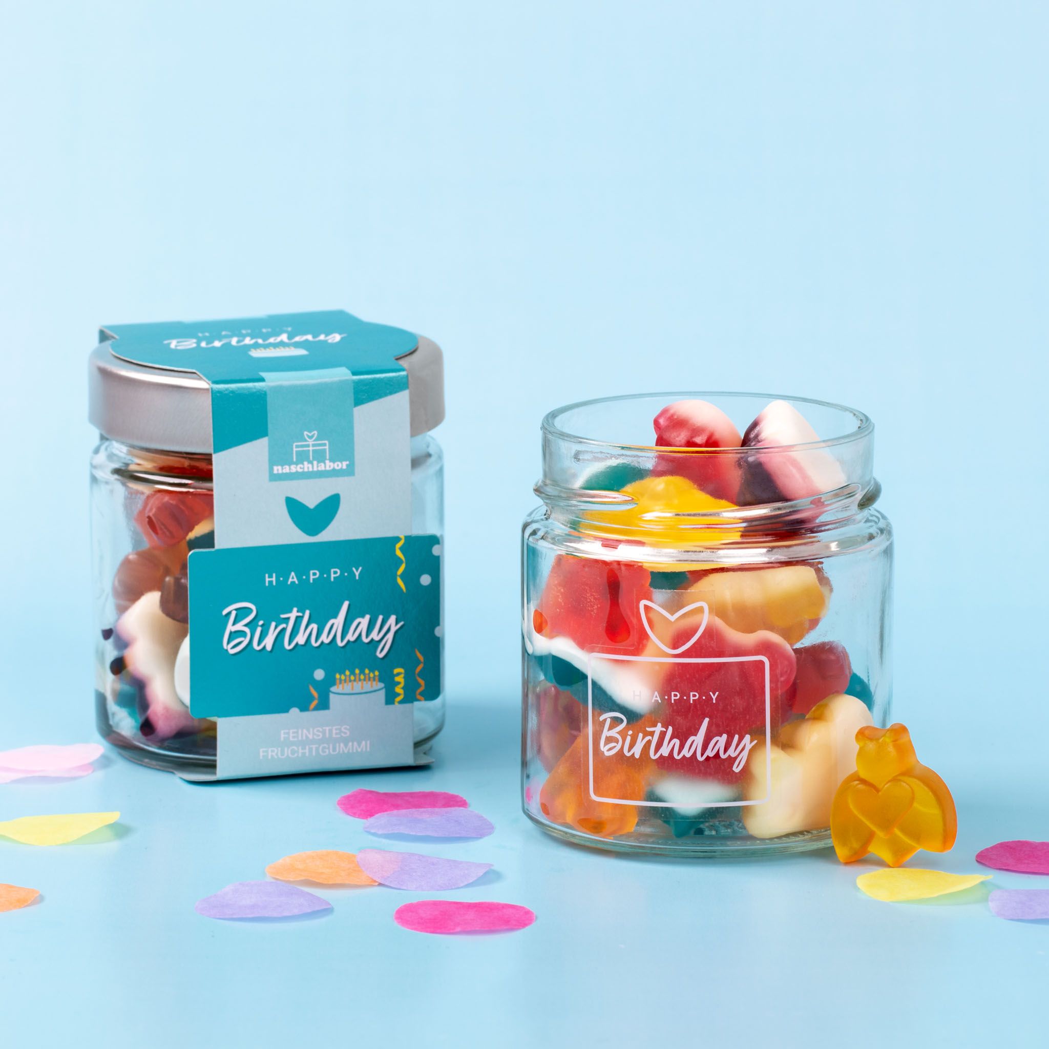 naschlabor Fruchtgummi Happy Birthday