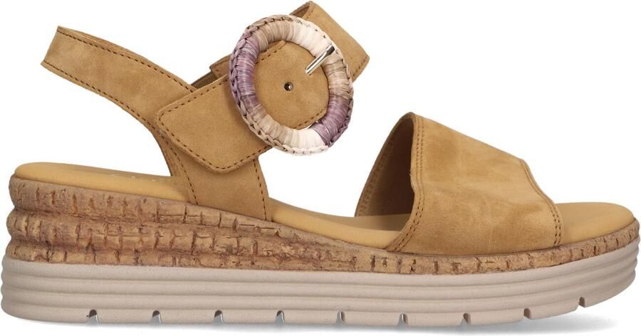 Gabor 706 Sandalen Met Sleehak Dames Camel