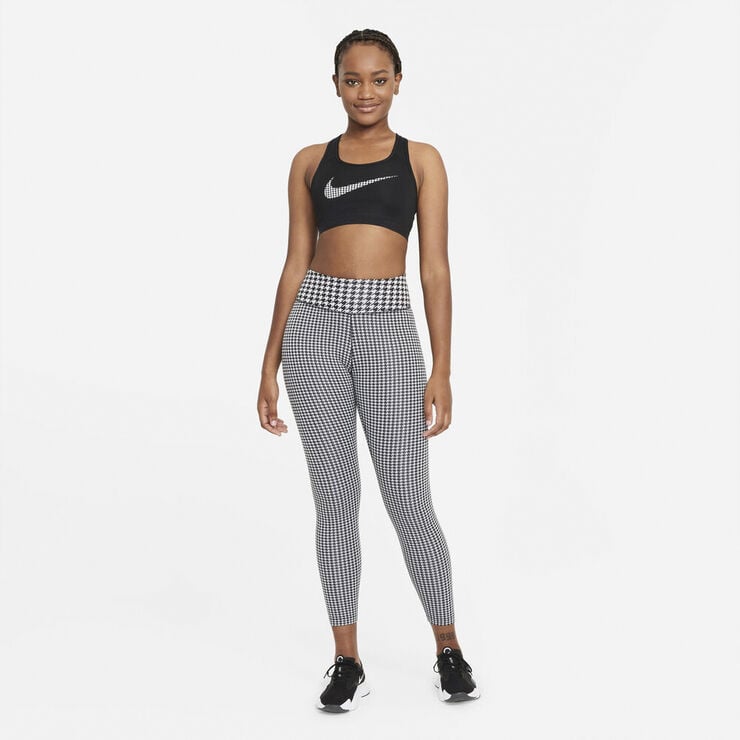 Nike Dri-FIT One Icon Clash mid-rise 7/8 tights Hvid