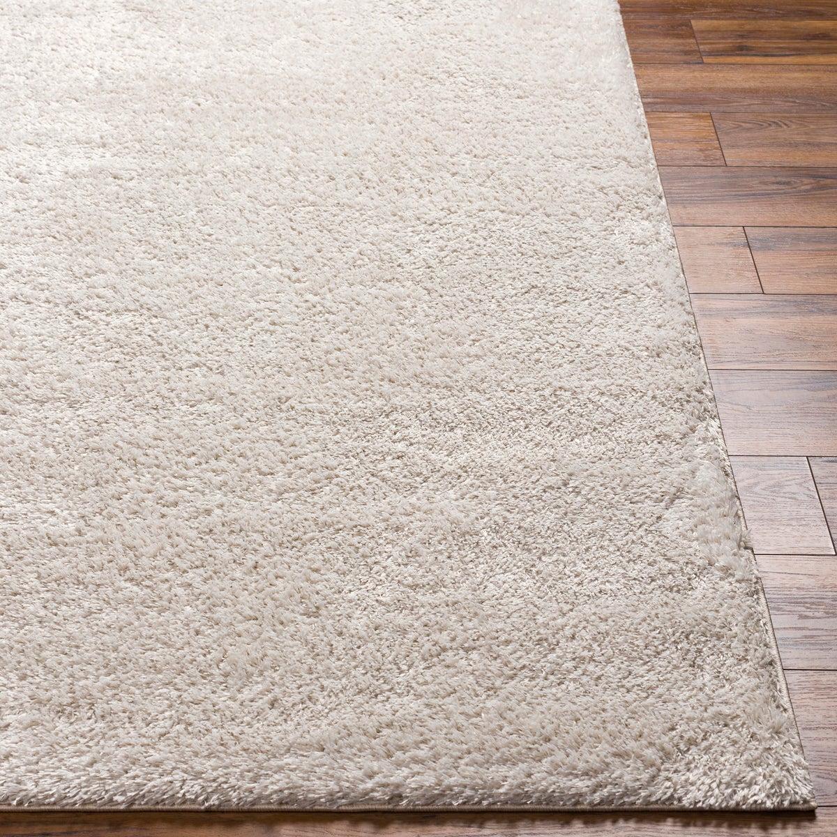 Modern hoogpolig shaggy vloerkleed, beige, 160x213 cm, CLAIRE