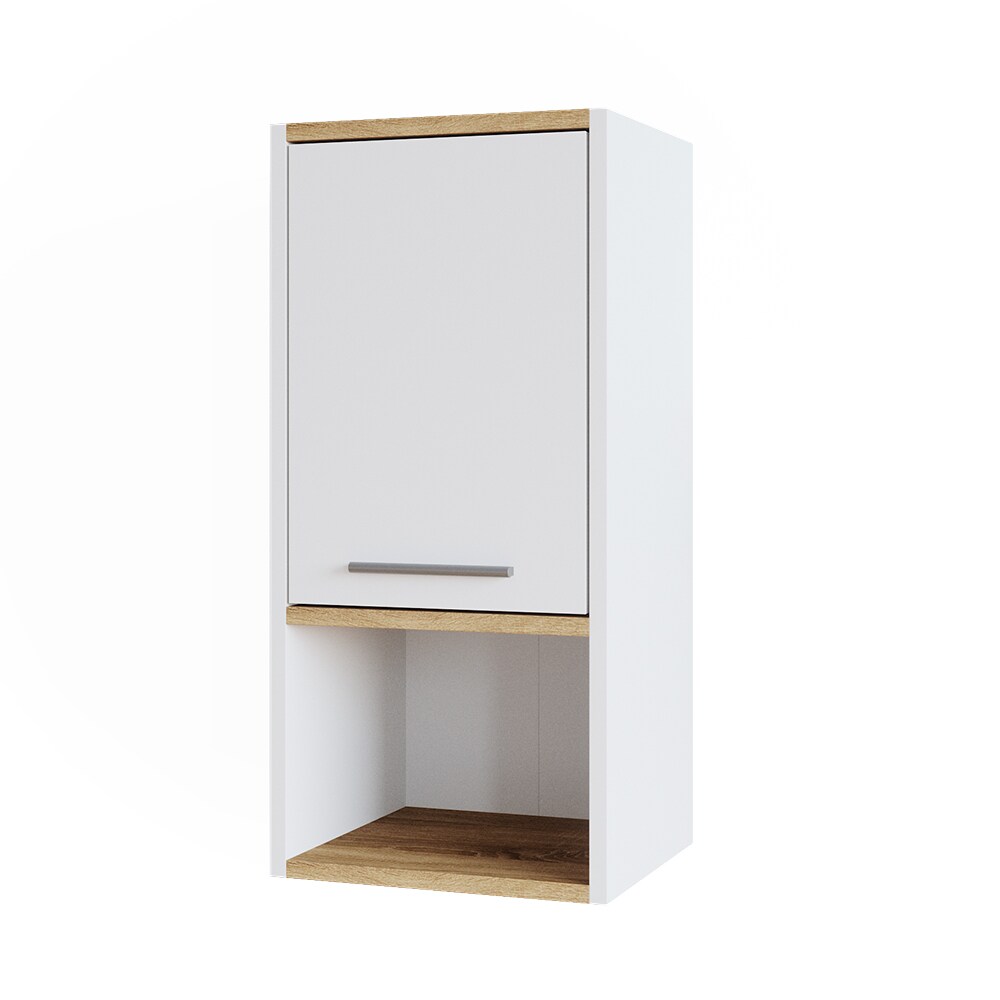 Vicco Hängeschrank Badschrank Badezimmerschrank Elvio Weiß Sonoma Fächer Ablage