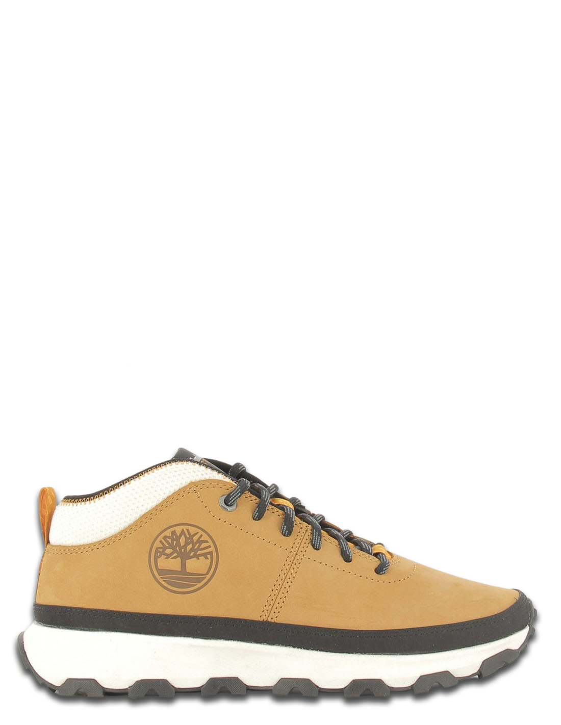timberland Baskets de ville homme winsor trail mid leather hiker nubuck jaune
