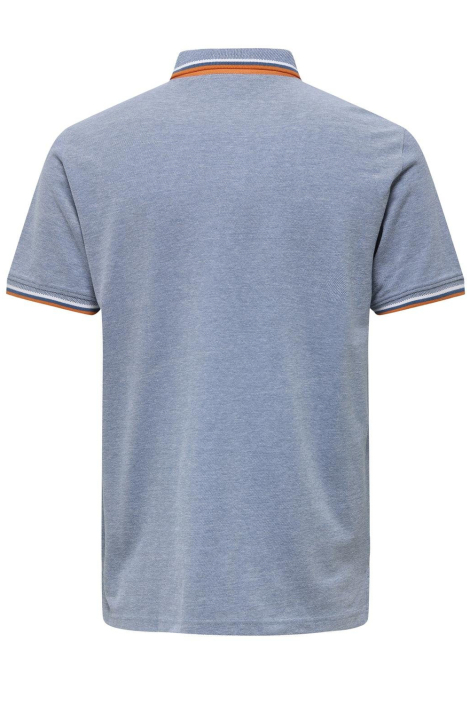 Only & Sons blauwe heren polo