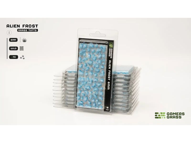 GamersGrass Tufts Wild Alien Frost 6 mm Hochwertige Tufts für den Gelände- und Miniaturenbau