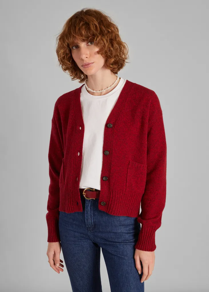 Cardigan boutonné en laine L'Exception Paris