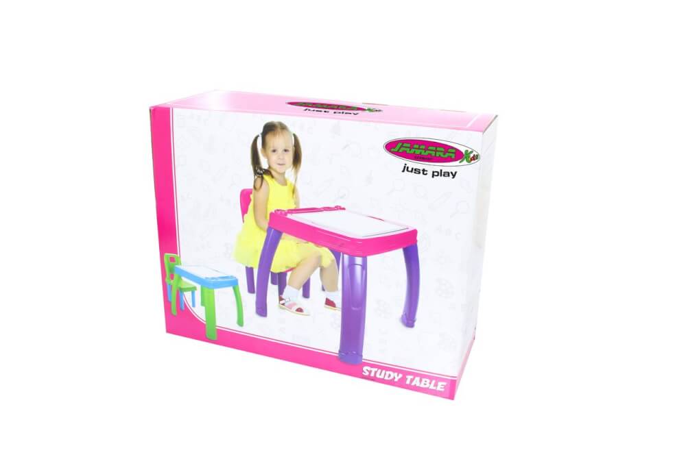 JAMARA 460720 Kindersitzgruppe Lets Study rosa