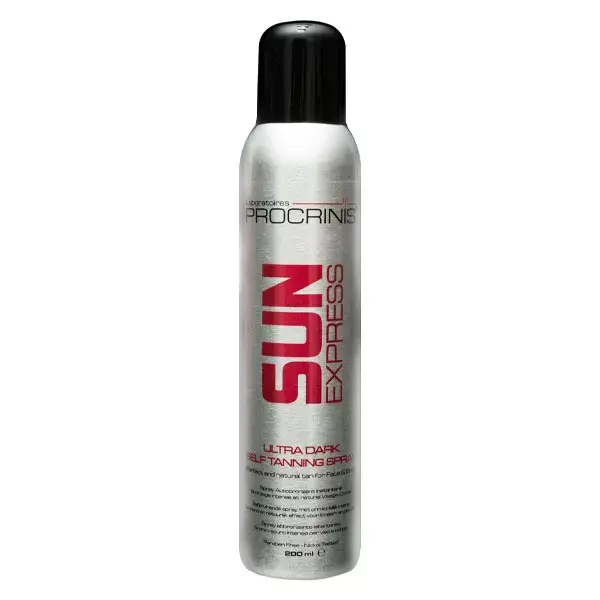 Spray autobronzeador instantâneo Procrinis SunExpress 200ml
