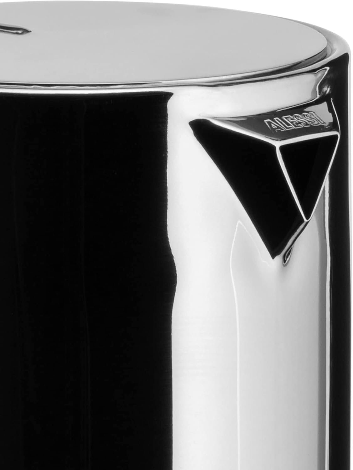 Alessi Espressomaschine 3.Tassen für Induktion Edelstahl, silber, 7 x 11.5 x 14 cm, 9090/3