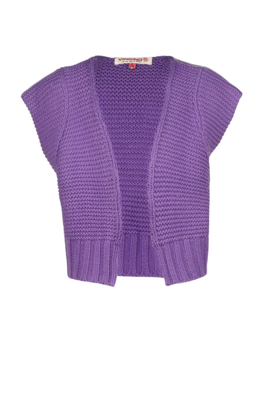 Vingino gebreid gilet Marlie paars