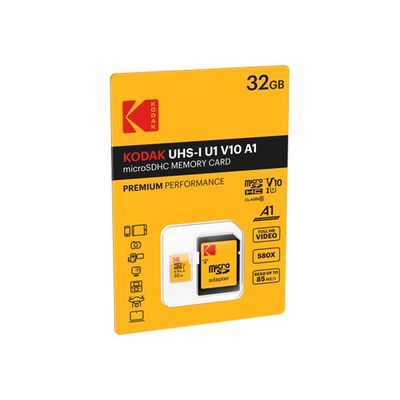 Kodak - carte mémoire 32 Go - Class 10 - micro SDHC UHS-I U1