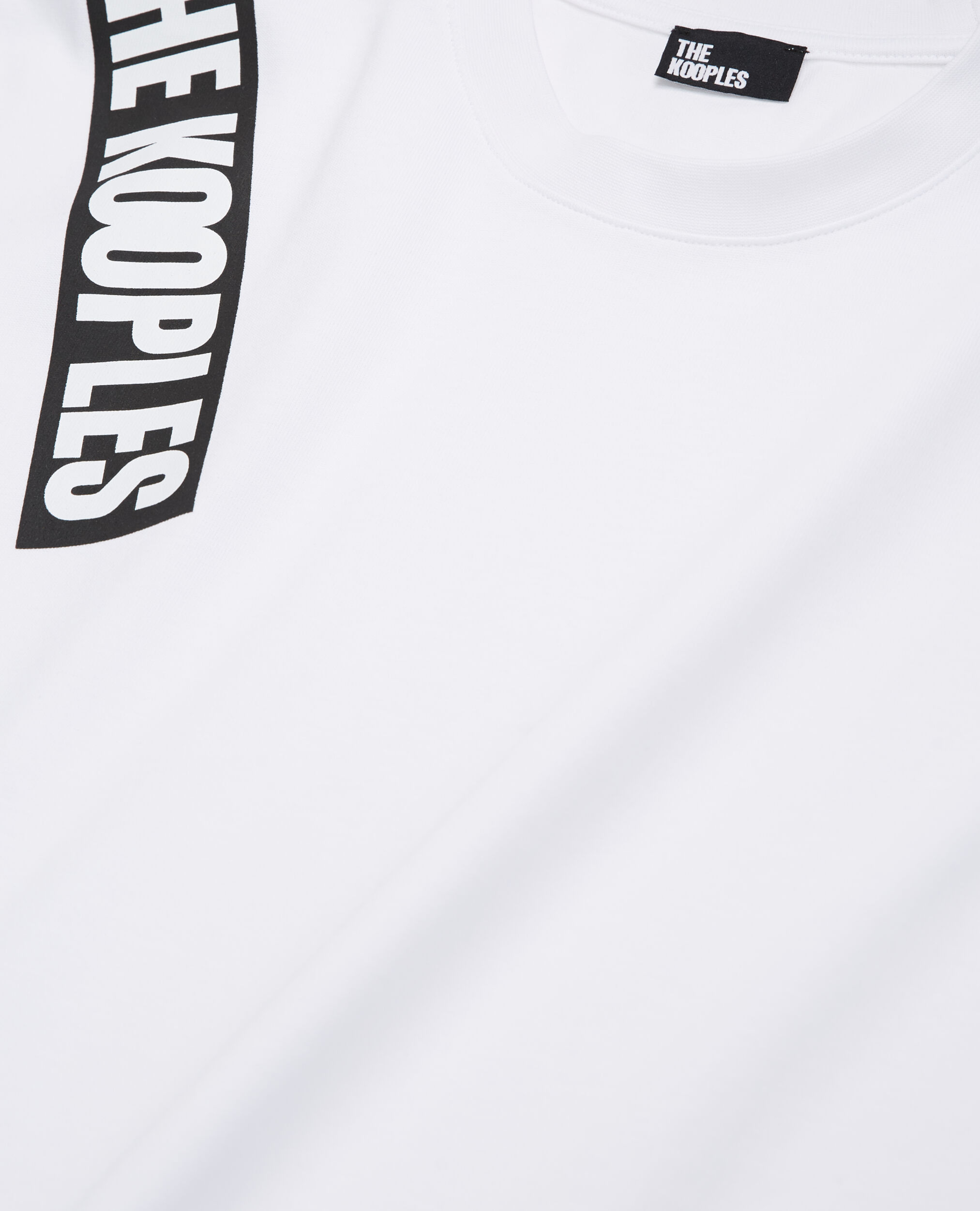 T-shirt blanc Tape logo
