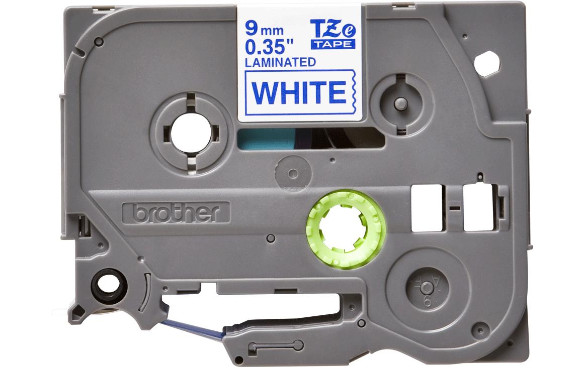 Beschriftungsband TZe-223 Blau auf Weiss9 mm-Beschriftungsband für Etikettendrucker