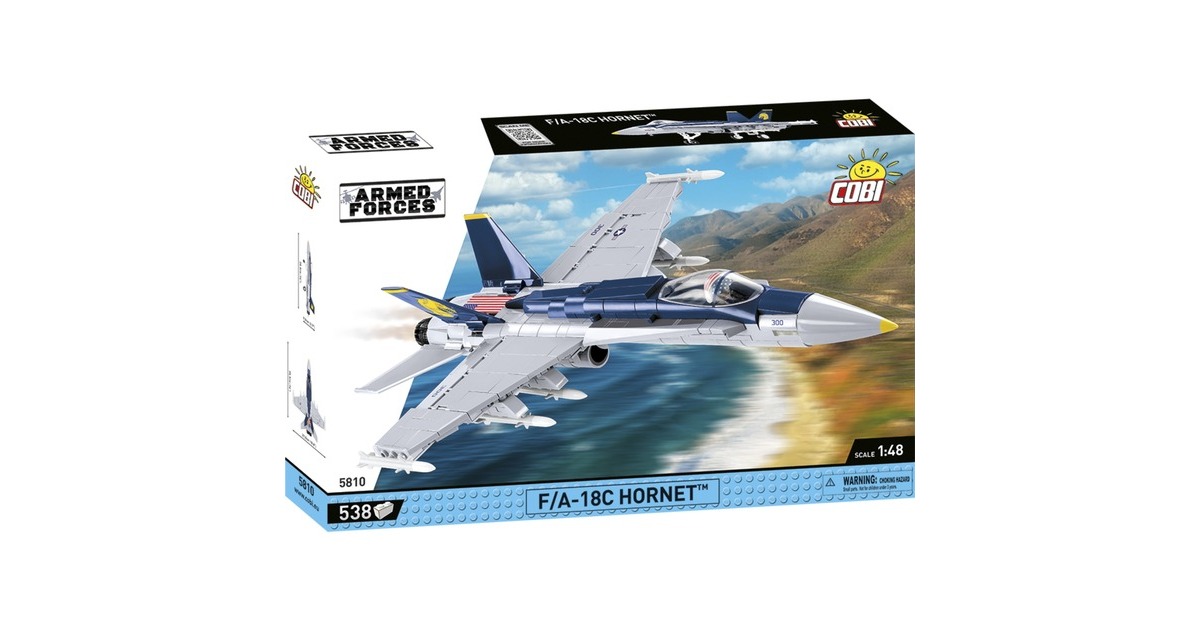 COBIArmed Forces - F/A-18C Hornet Constructiespeelgoed  (Schaal 1:48)