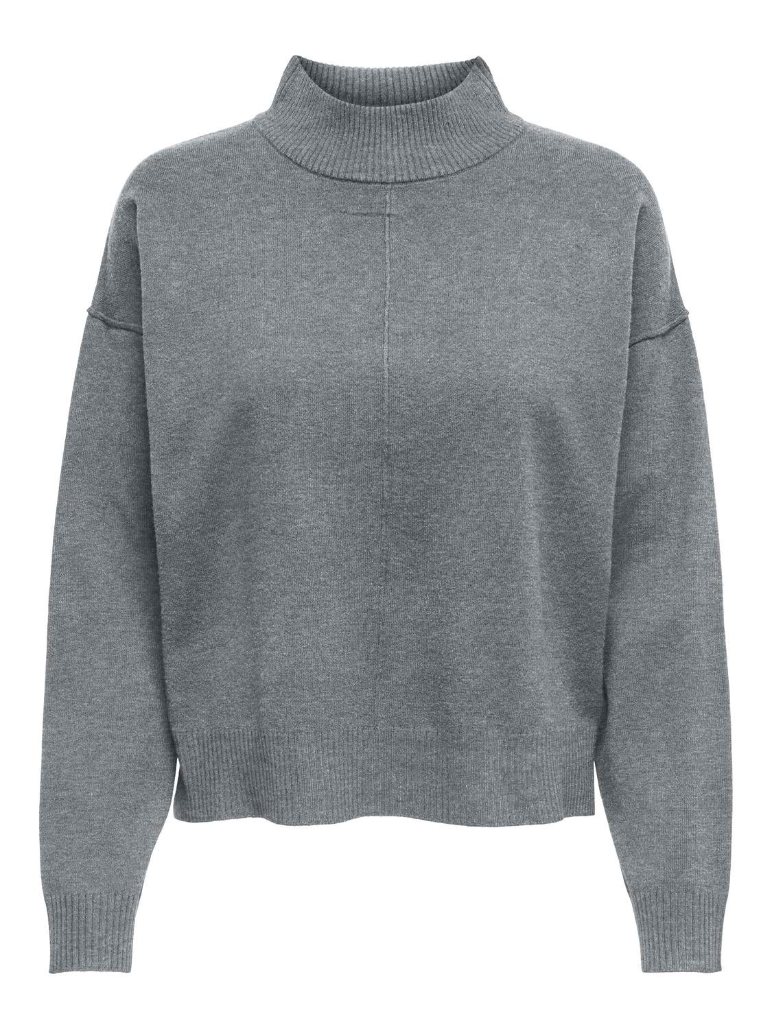 JDYPRIME Strickpullover Medium Grey Melange
