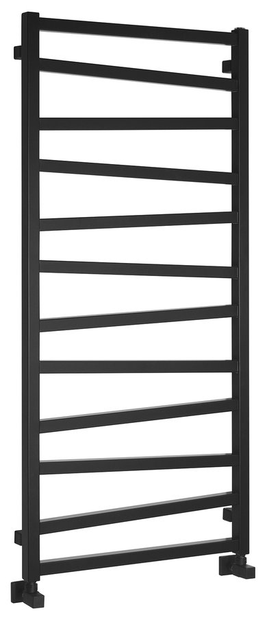Sapho Zig badkamerradiator 60x133cm mat zwart
