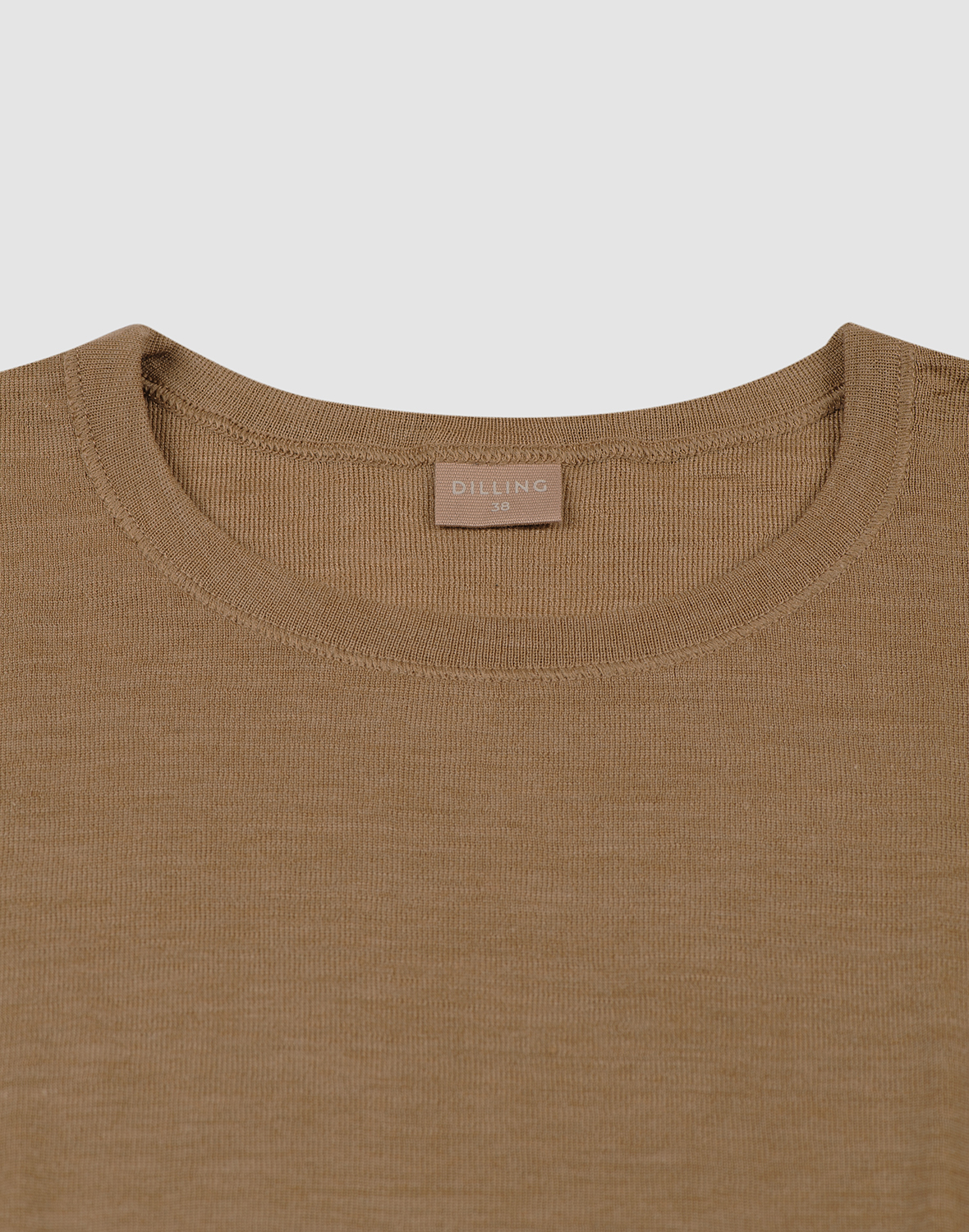 T-shirt van merinowol/zijde voor dames