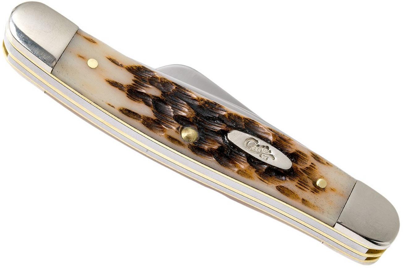 Case Medium Stockman Amber Jigged Bone, 00042, 6318 SS zakmes