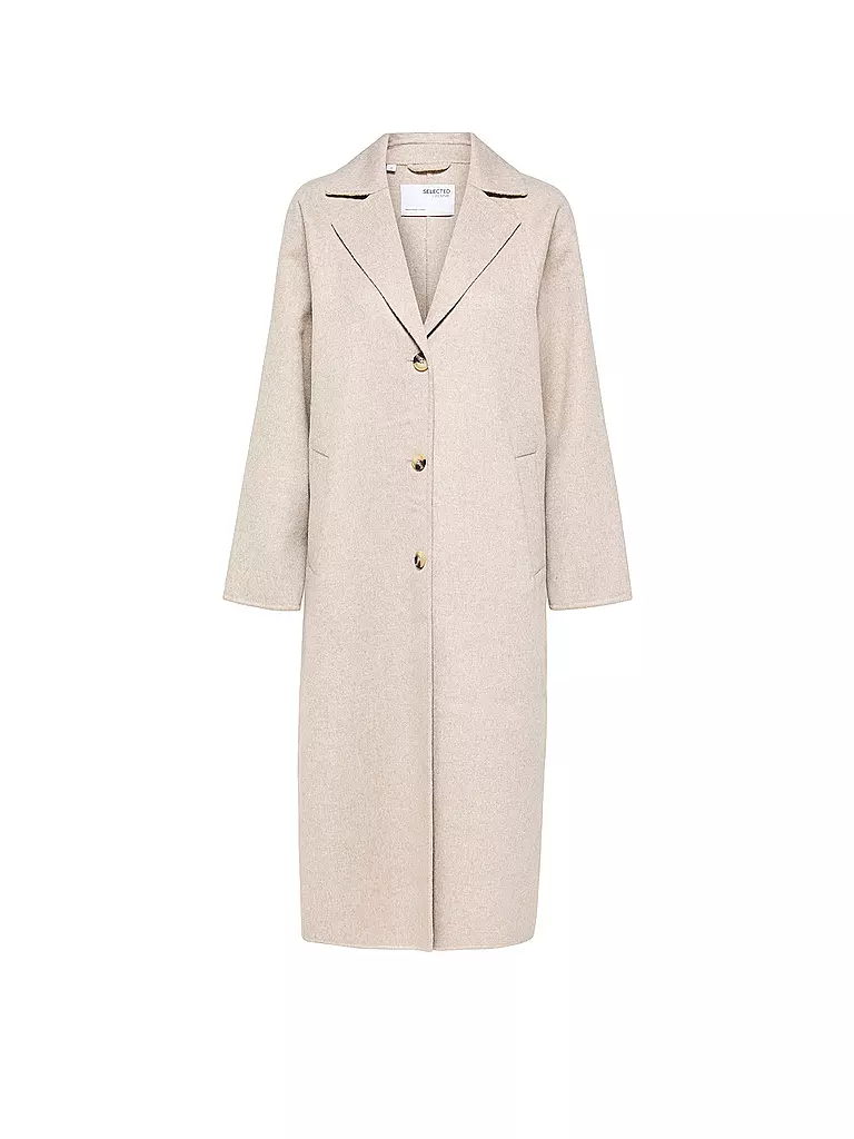 SELECTED FEMME Wollmantel SLFNEW TAMA  creme
