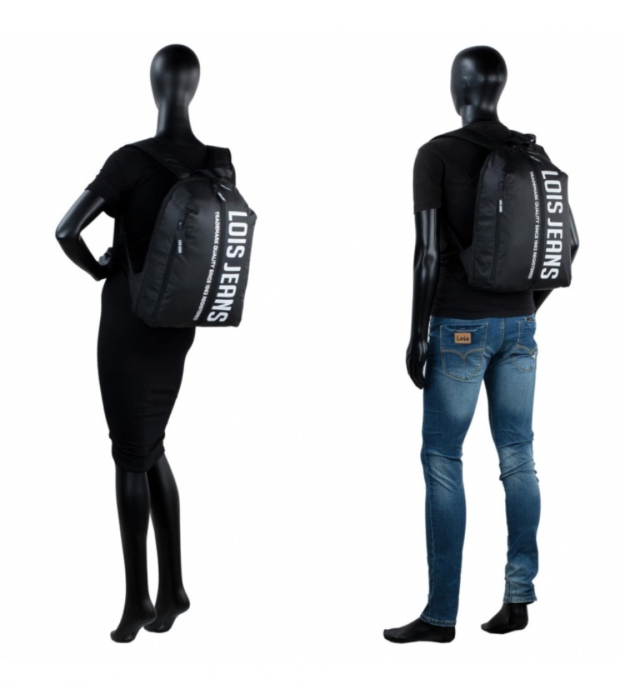 Lois Mochila 307036 negro -30 x 43 x 12 cm-