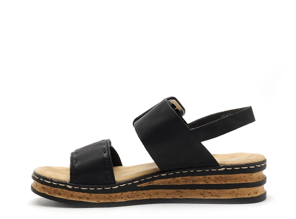 Rieker nu pieds plats femme 62950 noir