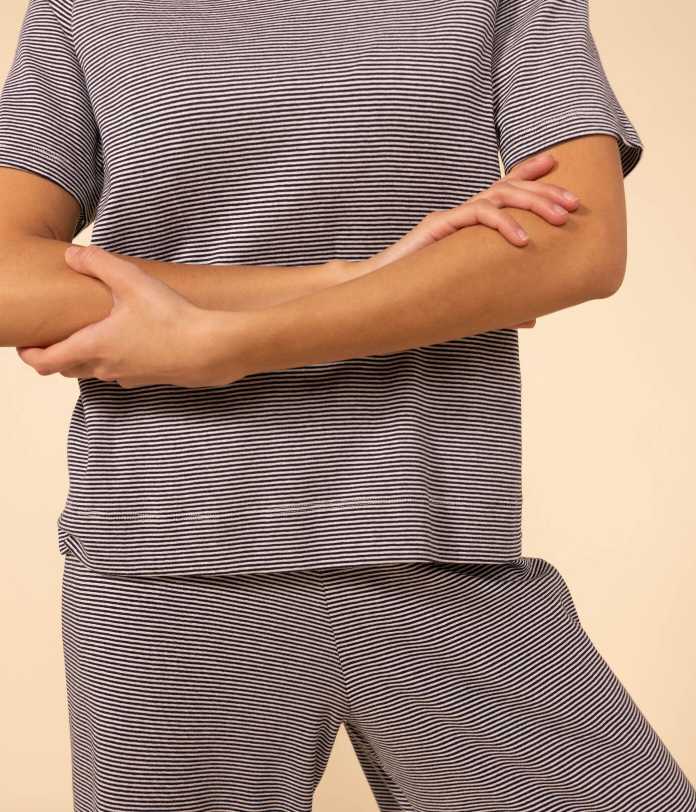 Pyjama milleraies femme en coton