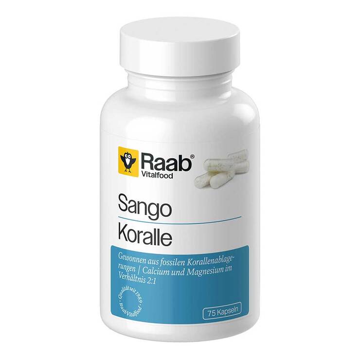 Raab Vitalfood Sango Koralle Kapseln, 75 St