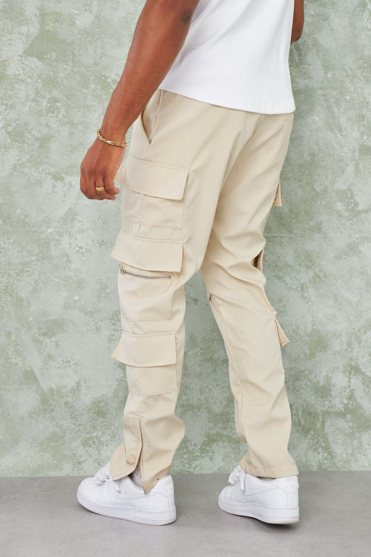 Joggerpant cargo beige