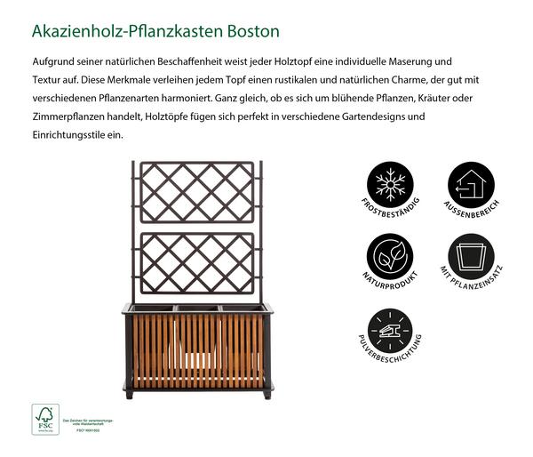 Dehner Akazienholz-Pflanzkasten Boston,