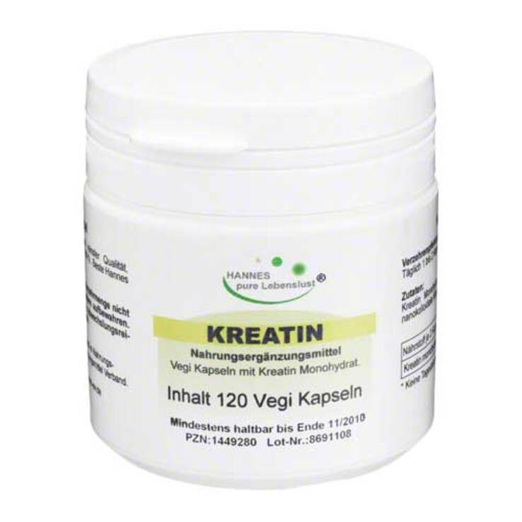 Kreatin Vegi Kapseln, 120 St