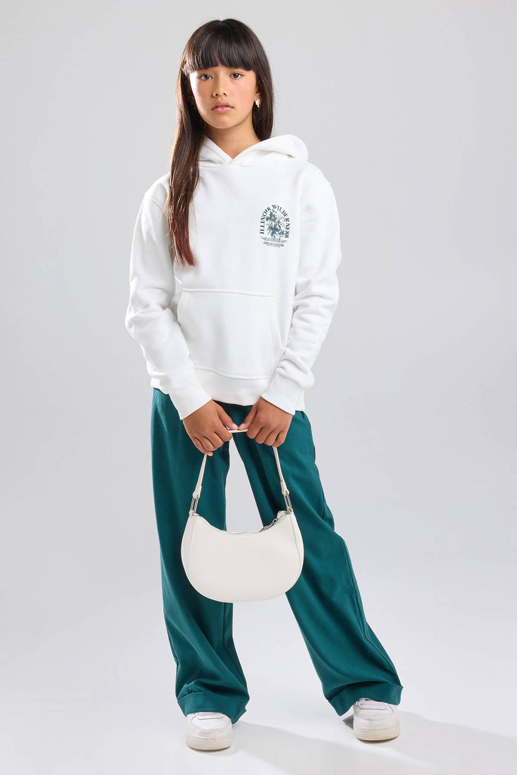 America Today hoodie Sofia Jr met tekst