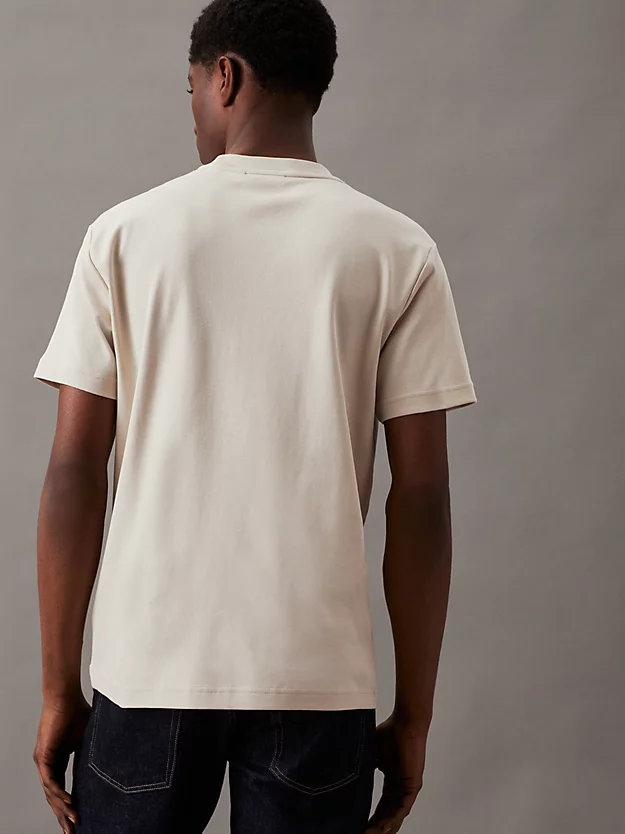 Camiseta de mistura de algodão