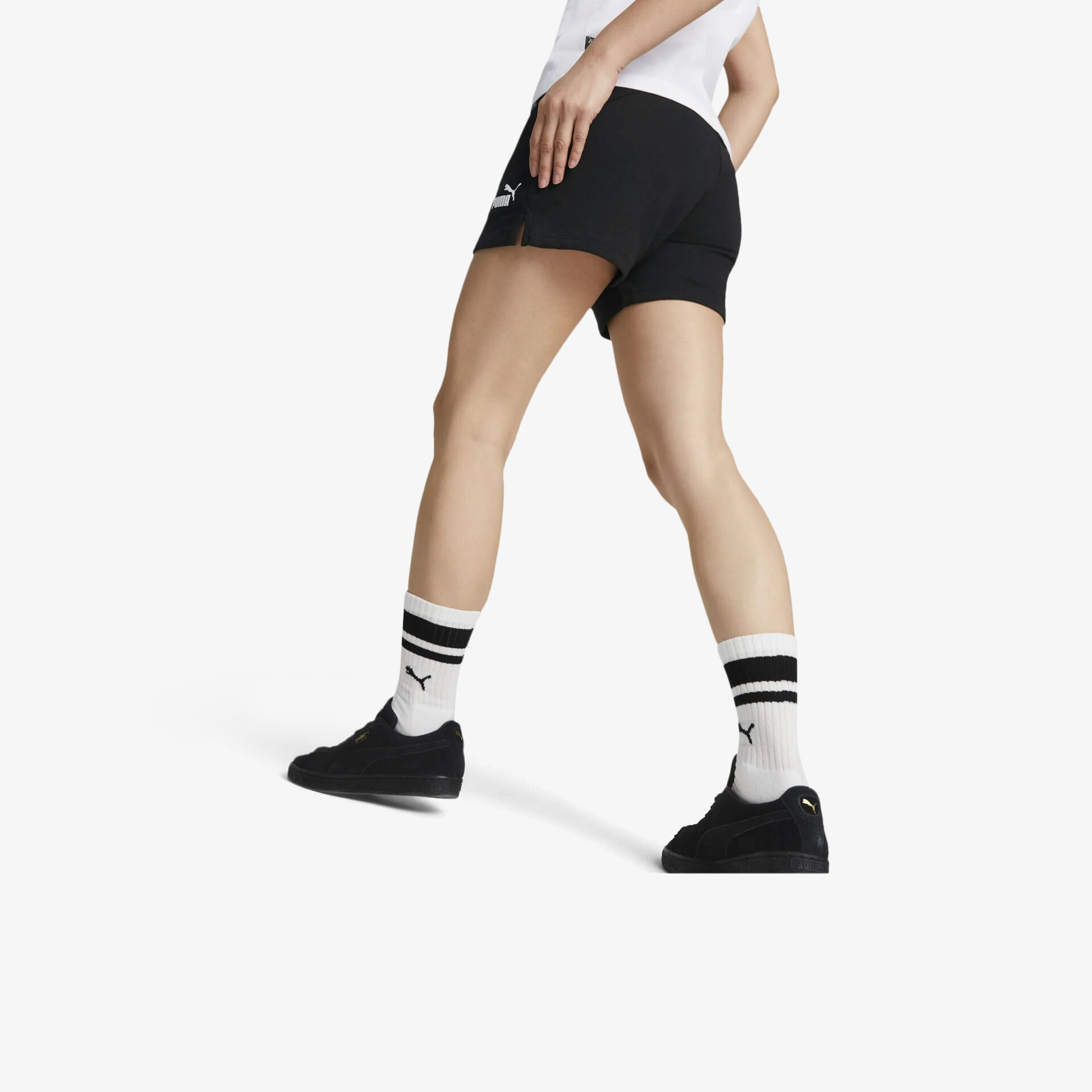 PUMA ESS 4 Damen Shorts schwarz