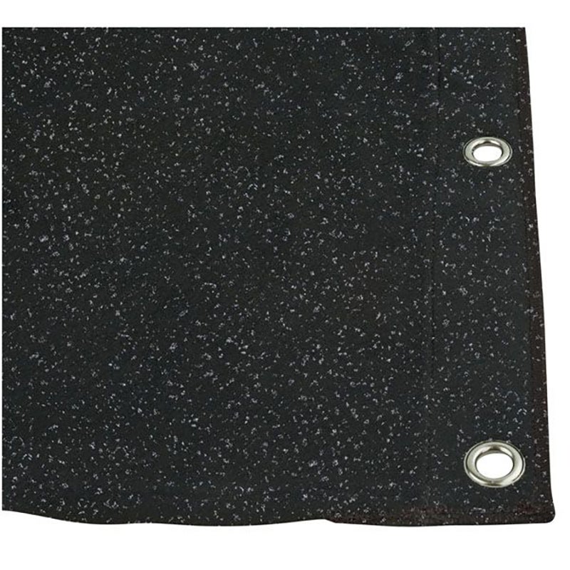 Showtec Glamourmolton Backdrop 6 x 3 meter zwart met glitters