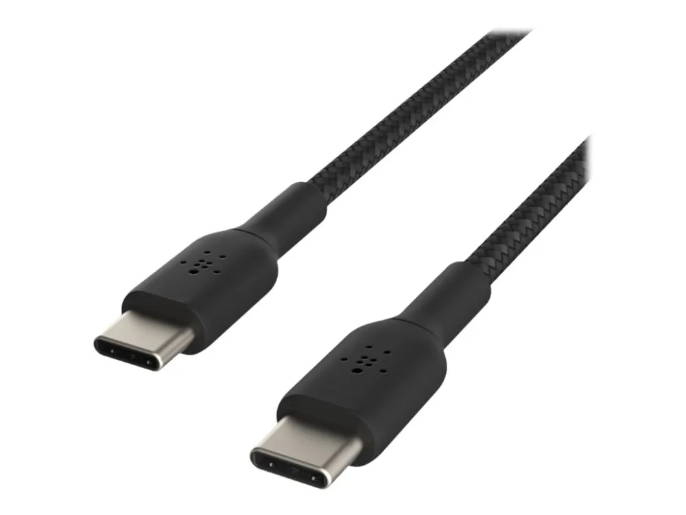 Belkin BoostCharge - USB-kabel - 24 pin USB-C (han) til 24 pin USB-C (han) - 1 m - sort